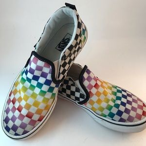 asher rainbow vans